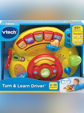 Vtech | Turn & Learn Driver - Interactive Steering Toy | 6-36 months